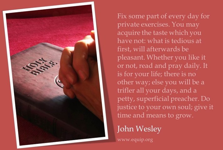 wesley, john-fix some part of every day