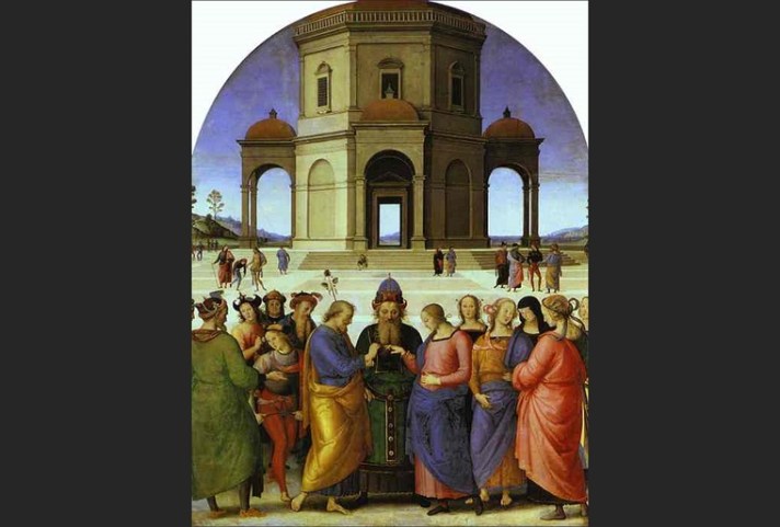 Perugino, Pietro-Marriage to the Virgin2